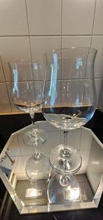 2 kristallen grote glazen, Verzamelen, Glas en Borrelglaasjes, Ophalen of Verzenden, Zo goed als nieuw, Overige typen