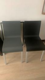2 Grijze Vitra 03 stoelen Maarten Van Seeveren, Huis en Inrichting, Ophalen, Gebruikt, Twee, Design