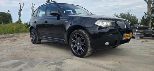 BMW X3 2.5 SI AUT 2008 Zwart M-sport Youngtimer Xenon E83, Auto's, BMW, Particulier, X3, 4x4, ABS, Airconditioning, Alarm, Bluetooth