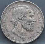 Zilveren rijksdaalder 1872 - 2 1/2 gulden 1872 Willem 3, Koning Willem III, Verzenden, Zilver, Euro's