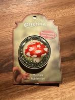 Efteling pin muzikale paddenstoel op kaartje, Ophalen of Verzenden, Zo goed als nieuw, Button of Speldje
