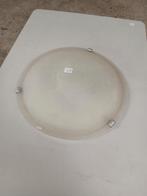 Glazen plafondlamp, Huis en Inrichting, Ophalen, Gebruikt, Glas, Modern