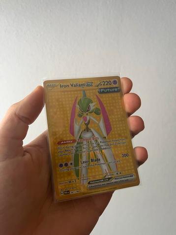 Iron Valiant ex 261/182 - Gouden kaart! Pokemon beschikbaar voor biedingen