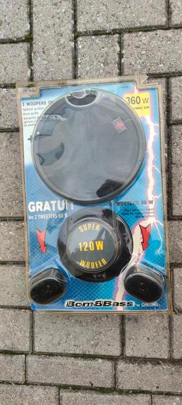 Subwoofers 2x en tweeters beschikbaar voor biedingen