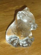 Sculptuur Beer Pukeberg Geperst Glas, Ophalen