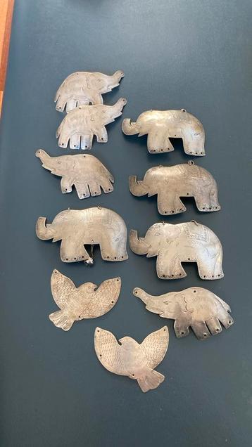 10 stuks India haarklemmen zilver? Handgemaakt beschikbaar voor biedingen