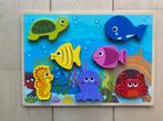 Houten puzzel, Kinderen en Baby's, Speelgoed | Houten speelgoed, Ophalen of Verzenden, Gebruikt