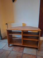 Grenen Hoek TV-meubel met verstelbare planken, Huis en Inrichting, Ophalen, Gebruikt, Minder dan 100 cm, Grenenhout