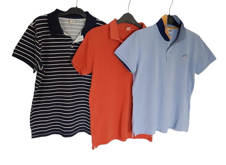 Prachtig blauw-wit gestreept SCOTCH&SODA poloshirt mt 16/176, Kinderen en Baby's, Kinderkleding | Maat 176, Zo goed als nieuw