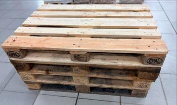 4x Europallets 80x120 cm beschikbaar voor biedingen