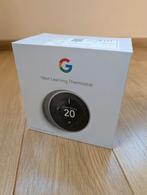 Google Nest Learning Thermostat V3 RVS - nieuw/gesealed, Doe-het-zelf en Verbouw, Thermostaten, Ophalen of Verzenden, Slimme thermostaat