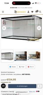 Terrarium voor Gerbils/Hamsters incl accesoires, Ophalen of Verzenden, Zo goed als nieuw, Hok, Minder dan 60 cm