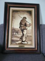 Edgar Heirman schilderij  " de boeren zijn thuis ", Ophalen