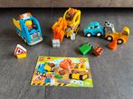 Duplo graafmachine 10812, sleepwagen 10883, veegmachine 4978, Kinderen en Baby's, Speelgoed | Duplo en Lego, Ophalen, Zo goed als nieuw