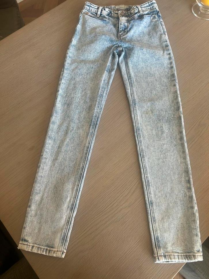 Broek maat 152 blue rebel, Kinderen en Baby's, Kinderkleding | Maat 152, Zo goed als nieuw, Meisje, Broek, Ophalen of Verzenden