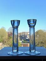 Stel Kandelaars Handcrafted, Ophalen of Verzenden, Glas