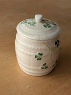 Vintage Belleek Shamrock Jam Potje, Ophalen of Verzenden
