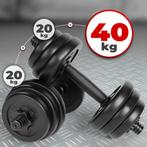 Halterset 2x20 kg 40 kg dumbells halters halterset GRTS BZRG, Sport en Fitness, Nieuw, Halterset, Rug, Verzenden
