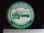 sticker koopmans koninklijke meelfabrieken leeuwarden logo, Verzenden, Zo goed als nieuw, Bedrijf of Vereniging