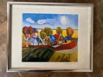 Schokland ets, Antiek en Kunst, Ophalen of Verzenden