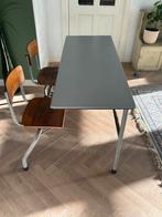 Vintage schooltafel met twee vaste stoelen, Kinderen en Baby's, Ophalen, Gebruikt, Stoel(en)