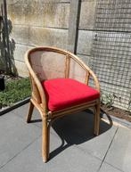 Vintage Rotan/Webbing Stoel - ophalen in NIJMEGEN of CUIJK, Ophalen, Zo goed als nieuw, Rotan