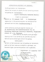 Legeszegel Haaksbergen op document, Postzegels en Munten, Na 1940, Verzenden, Gestempeld