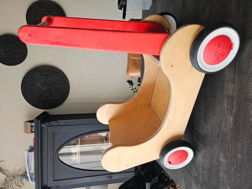 Houten Loopwagen, houten poppenwagen vintage, Kinderen en Baby's, Speelgoed | Buiten | Voertuigen en Loopfietsen, Gebruikt, Duwvoertuig