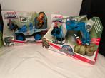 2x playskool heroes jurassic world voertuigen incl dino’s, Ophalen of Verzenden, Zo goed als nieuw