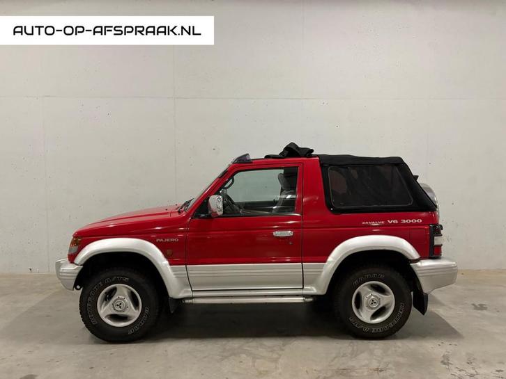 Mitsubishi Pajero 3.0 V6 24V GLX 4x4 Airco CanvasTop Cabrio, Auto's, Mitsubishi, Bedrijf, Te koop, Pajero, 4x4, ABS, Airbags, Airconditioning