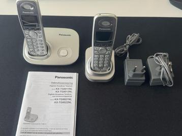 Panasonic KX-TG8011 Dect Digitale Draadloze Telefoon Duo set beschikbaar voor biedingen