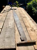 Voor de verzamelaar, oude trekzaag, 1,95 meter lang, Verzenden, Gebruikt