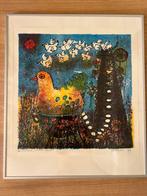Jan vd Meulen Staaldruk 'Broedmachine', Antiek en Kunst, Kunst | Litho's en Zeefdrukken, Ophalen of Verzenden