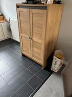 Serie Sanne computerkast Leen Bakker, Ophalen, Eikenhout, 50 tot 100 cm, Zo goed als nieuw