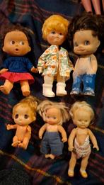 7 Oude poppetjes vintage retro 7en op laatste foto, Verzamelen, Poppen, Ophalen of Verzenden, Gebruikt, Pop