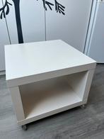LACK bijzettafel op wielen (ikea), Huis en Inrichting, Tafels | Salontafels, Ophalen, Gebruikt, 50 tot 100 cm, Vierkant