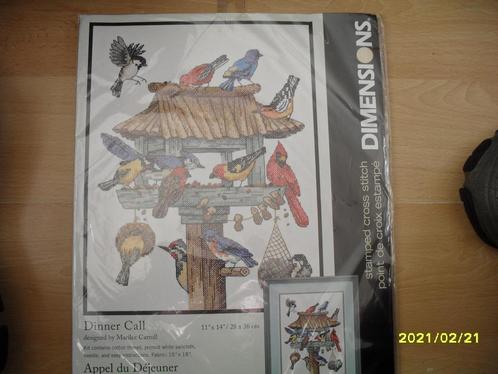 NIEUW borduurpakket Dinner Call Dimensions. Heb ook DMC., Hobby en Vrije tijd, Borduren en Borduurmachines, Nieuw, Borduurpakket