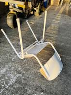 6x stoelframe metaal vintage stoelen stoel zes retro, Huis en Inrichting, Stoelen, Ophalen, Gebruikt, Wit, Vintage