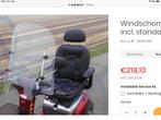 Windscherm voor scootmobiel, Fietsen en Brommers, Brommeronderdelen | Scooters, Ophalen of Verzenden, Nieuw