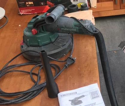 Parkside Muur- en Plafondschuurmachine, Doe-het-zelf en Verbouw, Gereedschap | Schuurmachines, Zo goed als nieuw, Overige typen