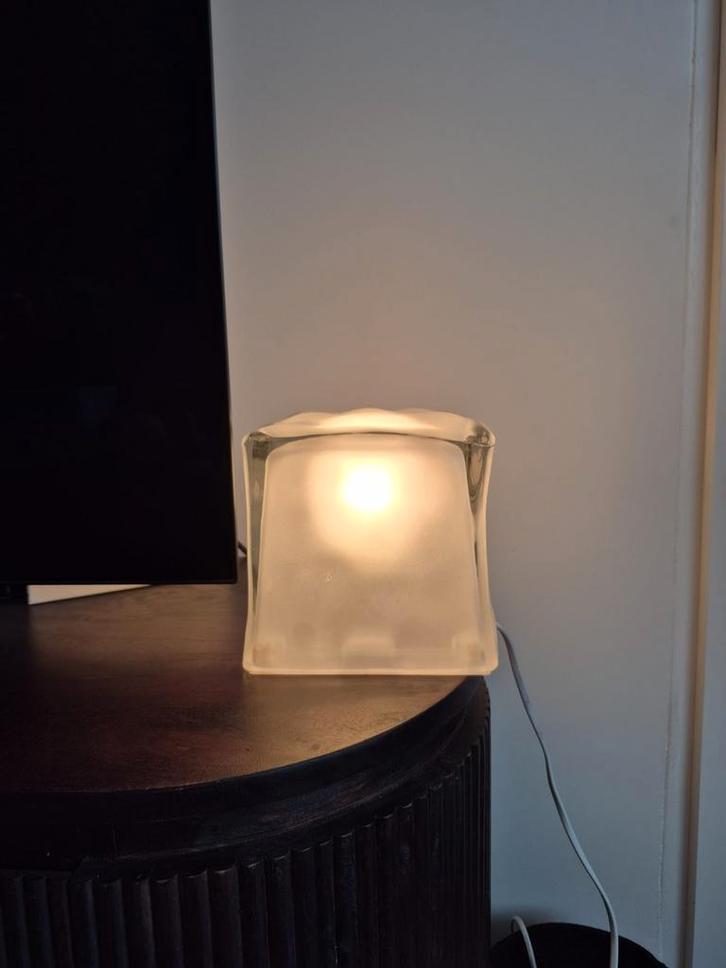 Ikea ice cube lamp/ ikea ijsblokje lamp vintage, Huis en Inrichting, Lampen | Tafellampen, Zo goed als nieuw, Minder dan 50 cm