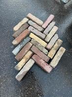 Gebakken klinkers waalformaat BONT GENUANCEERD, Tuin en Terras, Gebruikt, Klinkers, Ophalen of Verzenden, 10 m² of meer
