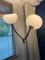 Space Age dubbele bollamp, vloerlamp staand, Dijkstra-achtig, Huis en Inrichting, Lampen | Vloerlampen, Ophalen of Verzenden, Zo goed als nieuw