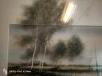 "Polderlandschap door: Jan Verbroeck, Antiek en Kunst, Ophalen of Verzenden