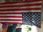 Amerikaanse vlag met wimpel, Verzenden, Zo goed als nieuw