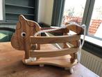 houten schommel paard, Kinderen en Baby's, Speelgoed | Buiten | Speeltoestellen, Ophalen, Zo goed als nieuw, Schommel