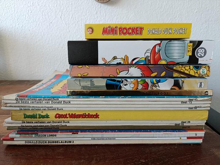 Donald Duck stripboeken, Boeken, Stripboeken, Gelezen, Meerdere stripboeken, Ophalen of Verzenden
