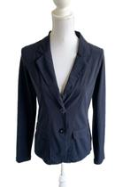 Mooi travelstof jasje van Studio Anneloes S, Maroastraat 77 1060 LG Amsterdam, Studio Anneloes, Blauw, Maat 42/44 (L)