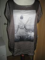 shirt xxl City Life taupe met print, Kleding | Dames, T-shirts, Ophalen of Verzenden, Zo goed als nieuw, Maat 46/48 (XL) of groter