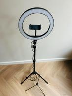 TikTok Lamp met Statief - Perfect voor Video's!, Ophalen, Zo goed als nieuw, Lamp of Flitsset